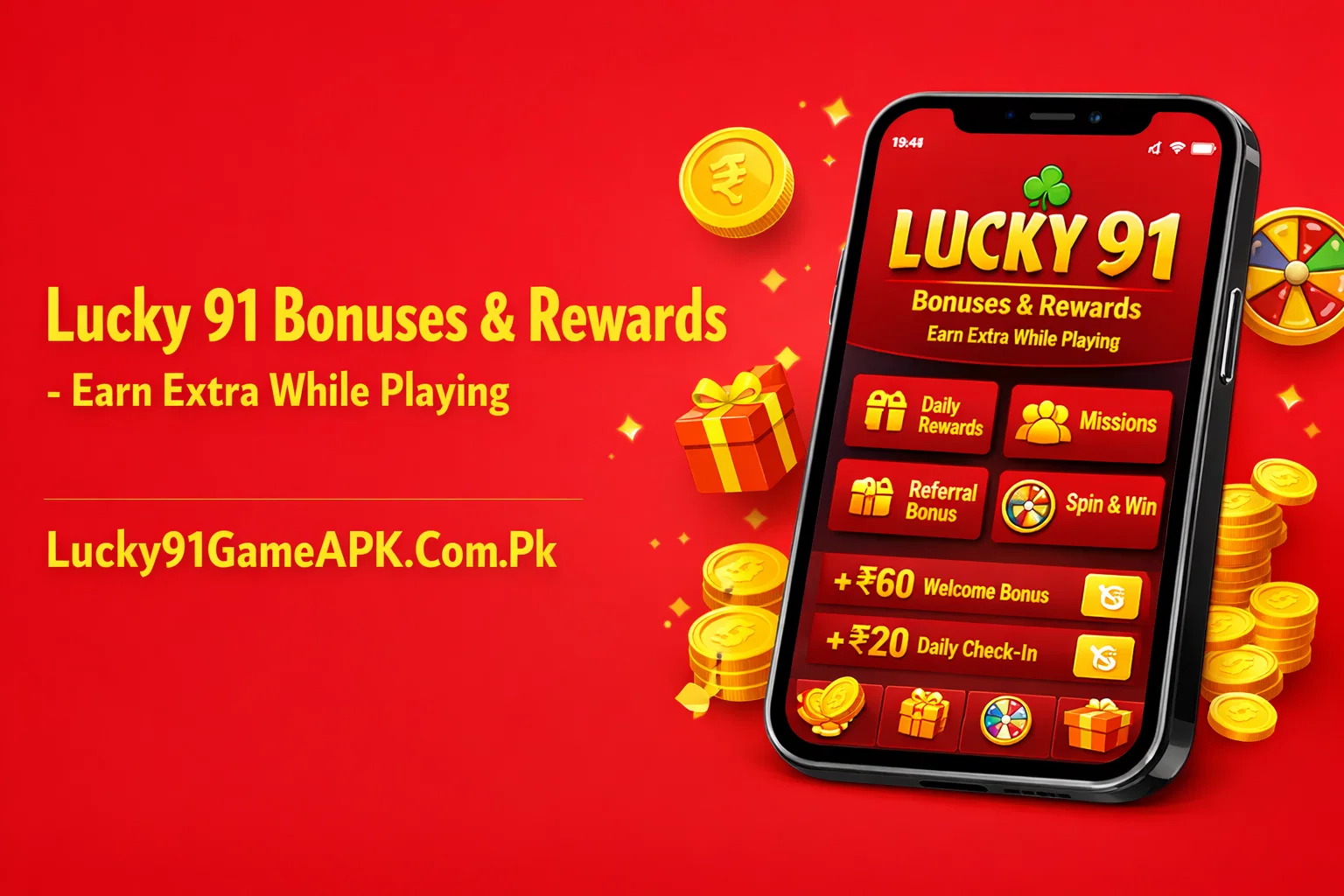 Lucky 91 Bonuses & Rewards
